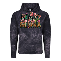 Cloud Black flowers blessed mama Vintage Hoodie - Zillion Design Studio