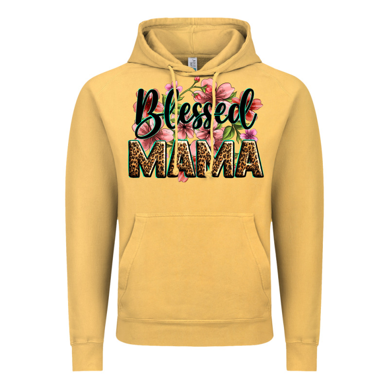 Flowers Blessed Mama Vintage Hoodie by Zillion Design Studio | Teevron