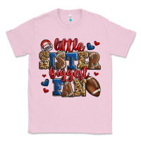 Bubblegum Pink little sister biggest fan american football Classic Tee - Jasminsmagicworld