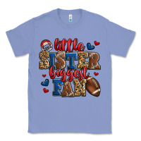 Colony Blue little sister biggest fan american football Classic Tee - Jasminsmagicworld