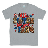 Heather Grey little sister biggest fan american football Classic Tee - Jasminsmagicworld