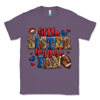 Lavender little sister biggest fan american football Classic Tee - Jasminsmagicworld