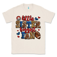 Natural little sister biggest fan american football Classic Tee - Jasminsmagicworld