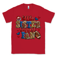 Red little sister biggest fan american football Classic Tee - Jasminsmagicworld
