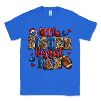True Royal little sister biggest fan american football Classic Tee - Jasminsmagicworld
