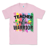 Bubblegum Pink Teacher of a warrior Classic Tee - CowhideDigitalArt