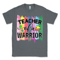 Charcoal Heather Teacher of a warrior Classic Tee - CowhideDigitalArt