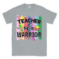 Heather Grey Teacher of a warrior Classic Tee - CowhideDigitalArt