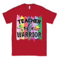 Red Teacher of a warrior Classic Tee - CowhideDigitalArt
