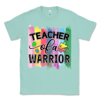 Seafoam Teacher of a warrior Classic Tee - CowhideDigitalArt