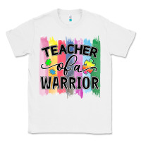 White Teacher of a warrior Classic Tee - CowhideDigitalArt