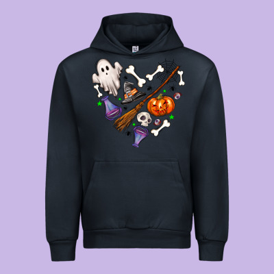 Love Halloween Urban Hoodie Designed By Nancycooperartshop