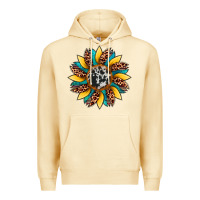 Pina Colada sunflower cowhide leopard Premium Hoodie - Artiststas