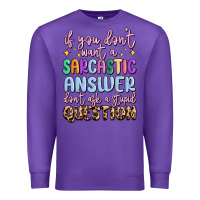 Purple if you don't want sarcastic answer Premium Sweatshirt - MaliasSmallBusiness