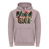 Vintage Zinc flowers blessed gigi Vintage Hoodie - Zillion Design Studio