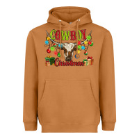 Meerkat cowboy christmas Heavyweight Hoodie - MaliasSmallBusiness