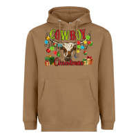 Toasted Coconut cowboy christmas Heavyweight Hoodie - MaliasSmallBusiness