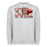 Heather Grey tis the season baseball Heavyweight Sweatshirt - RacoonDesign
