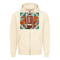 Sandshell american football serape glittertumbler Zipper Hoodie - Jasminsmagicworld