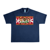 Navy fiesta mexico gnomes license plate Urban Heavy Tee - HRA Design Shop