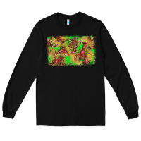 Black mardi gras crawfish and glitter background Long Sleeve Tee - AdoDesignShop