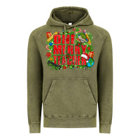 Vintage Olive one merry teacher Vintage Hoodie - texasbilliewilder