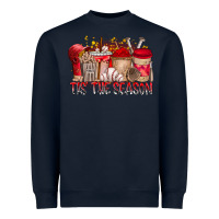 Navy tis the season Heavyweight Sweatshirt - RacoonDesign