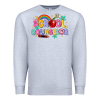 Heather Grey school counselor Premium Sweatshirt - MaliasSmallBusiness