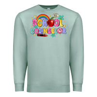 Seafoam school counselor Premium Sweatshirt - MaliasSmallBusiness
