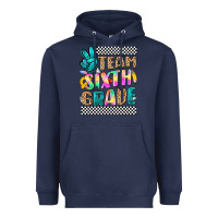 Navy team sixth grade Heavyweight Hoodie - NancyCooperArtShop