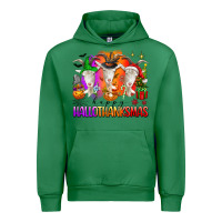 Emerald happy hallothanksmas goats Urban Hoodie - texasbilliewilder