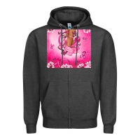 Charcoal Heather Breast Cancer diva Zipper Hoodie - NancyCooperArtShop