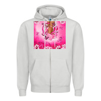 Dove Grey Breast Cancer diva Zipper Hoodie - NancyCooperArtShop