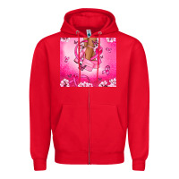 Red Breast Cancer diva Zipper Hoodie - NancyCooperArtShop