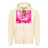 Sandshell Breast Cancer diva Zipper Hoodie - NancyCooperArtShop