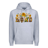 Heather Grey bee kind Premium Hoodie - Artiststas