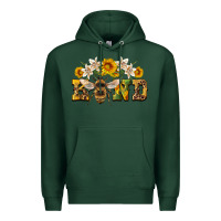 Sports Green bee kind Premium Hoodie - Artiststas