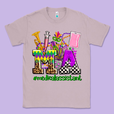 Mardi Gras Ma Medical Assistant Classic Tee Designed By Adodesignshop