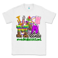 White mardi gras ma medical assistant Classic Tee - AdoDesignShop