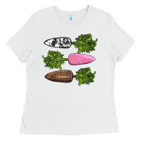 White easter carrots Ladies Tee - AdoDesignShop