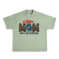 Oil Green autism Urban Heavy Tee - CowhideDigitalArt