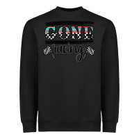 Black goneracing Heavyweight Sweatshirt - CowhideDigitalArt