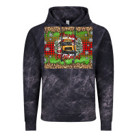 Cloud Black Christmas school bus Vintage Hoodie - texasbilliewilder