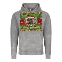 Cloud Rock Christmas school bus Vintage Hoodie - texasbilliewilder
