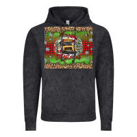 Vintage Black Christmas school bus Vintage Hoodie - texasbilliewilder