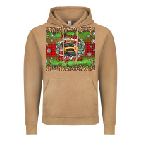 Vintage Camel Christmas school bus Vintage Hoodie - texasbilliewilder