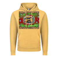 Vintage Mustard Christmas school bus Vintage Hoodie - texasbilliewilder