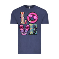 Vintage Denim love summer Vintage Tee - CowhideDigitalArt