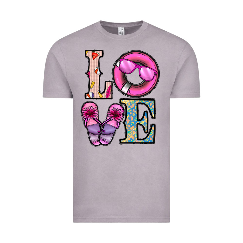 Love Summer Vintage Tee by CowhideDigitalArt | Teevron