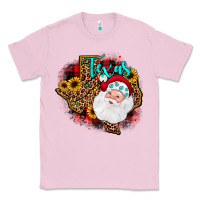 Bubblegum Pink santa texas map Classic Tee - JahusDesignShop